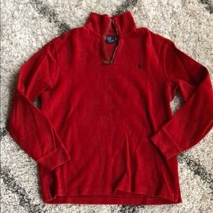 ✨5/$25✨ Ralph Lauren Polo Red Quarter Zip Sweater